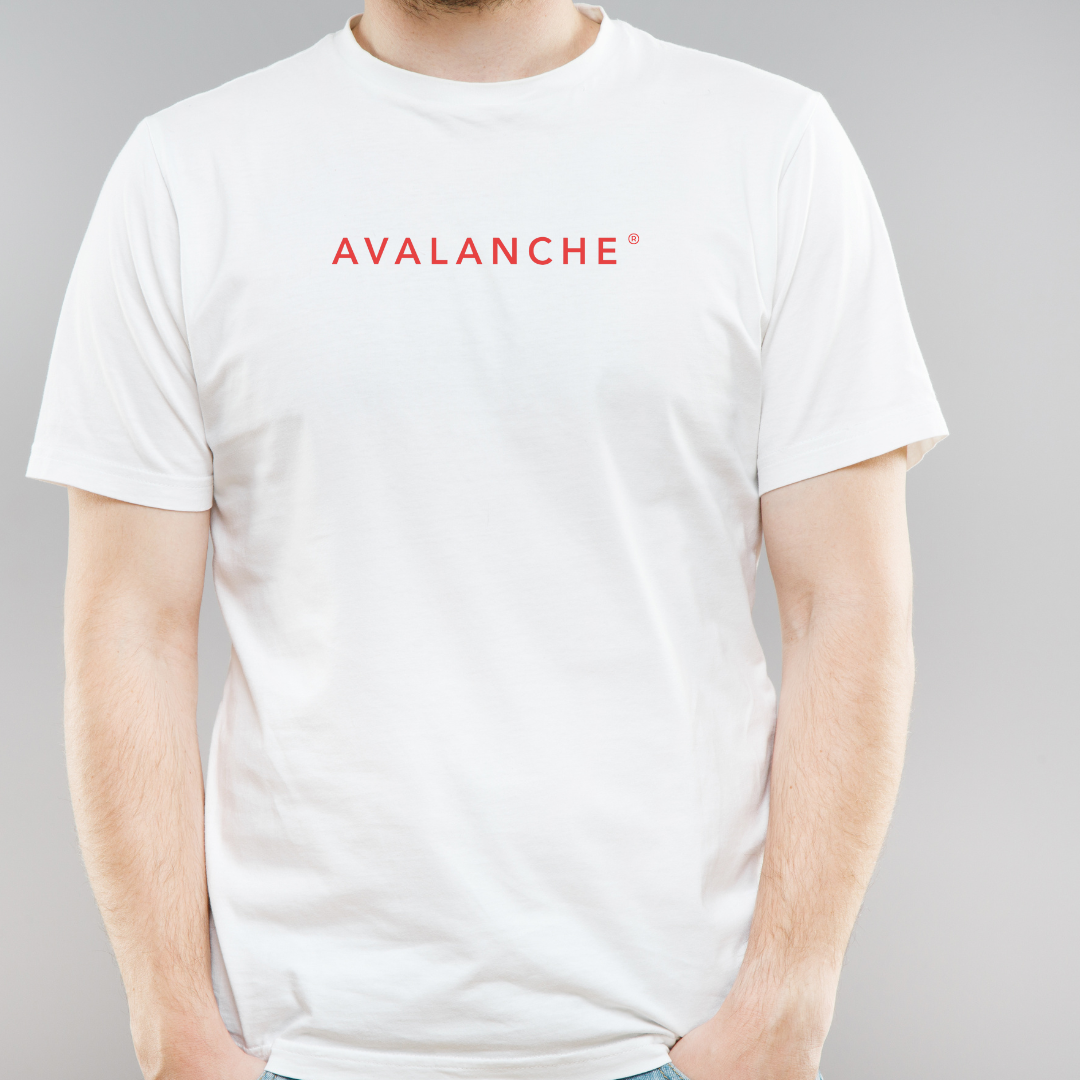 Casual design Avalanche summer tee. Made from 100% soft breathable cotton and signed with heat vinyl Avalanche. This W3M official Avalanche tee is surely one for choice. shop_this_look_amDhCa